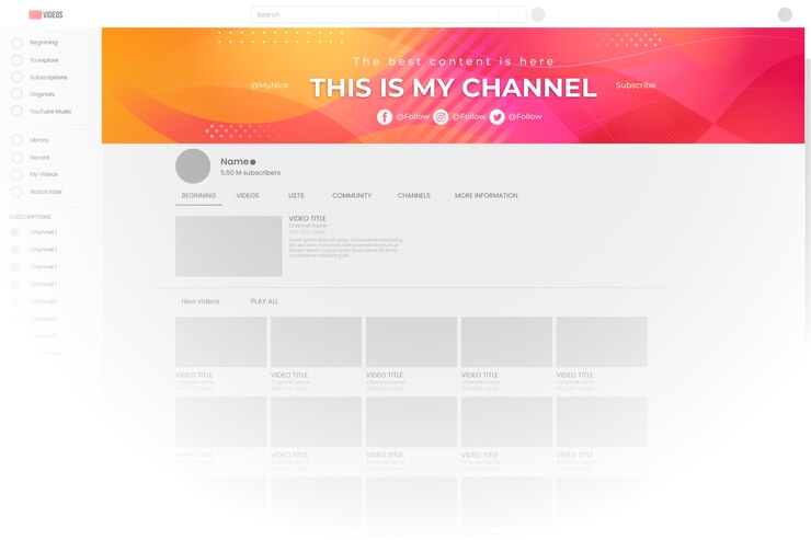 YouTube Channel